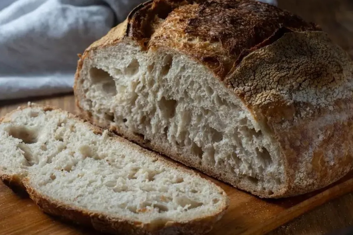 Domáci chlieb bez miesenia: zostáva vzdušný a je vyrobený iba zo 4 ingrediencií - obrázok 1